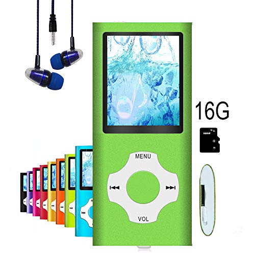 MP3 Player / MP4 Player, Hotechs MP3 Music Player with 16GB Memory SD