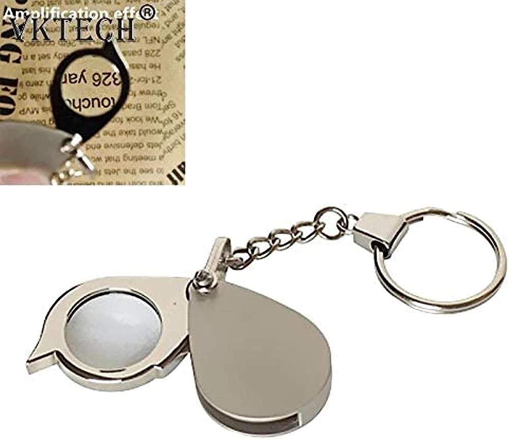 Loupe de poche pliante 8X CRODY pour ne plus rater les petits caractères