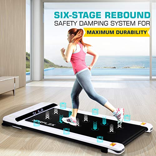 image for NORFLEX Walking Pad - Electric Portable Under Desk Treadmill with Remo