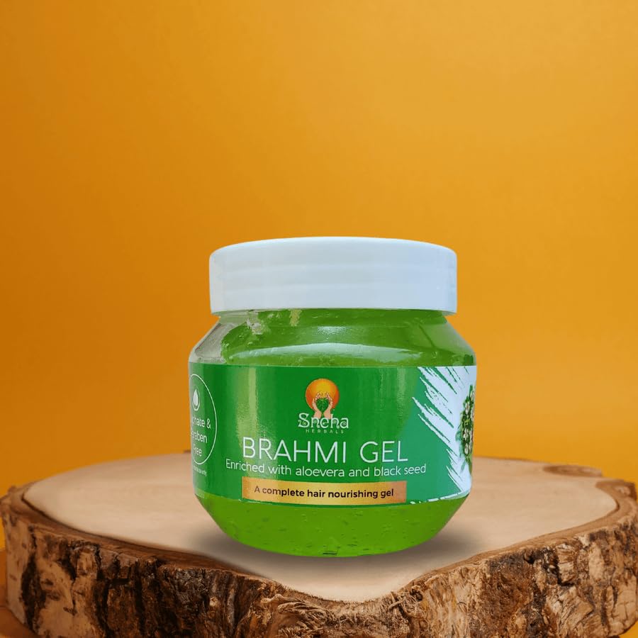 Sneha Herbals Natural Kerala-Made Brahmi gel for Healthy Hair- 300g