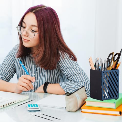 ENLACE Kugelschreiberminen Blau&Schwarz,60 Stück Kugelschreiber Ersatzminen,Einziehbare Stift Nachfüllungen 1,0mm Strichstärke,Kugelschreiberminen Schwarz 98mm Länge,Kunststoff Kugelschreiber Minen