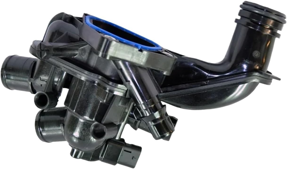 9808647080 Thermostat Housing Compatible with Citroen C4 DS Compatible with Peugeot 207 308 1.6l THP VTi 06-18