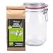 Produktbild mituso Bio Chia Samen, 1er Pack (1 x 500g) inkl. Drahtbügelglas