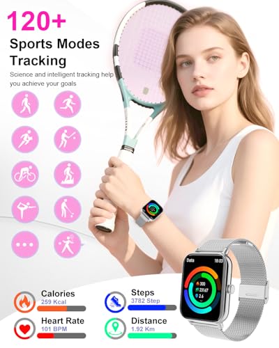 Podomètre et moniteur de sommeil intégrés sur montre connectée Android iOS - 3