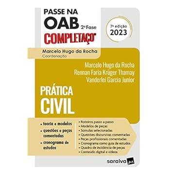 Capa do livro Passe na Oab 2ª Fase - Fgv - Prática Civil - 7ª edição 2023