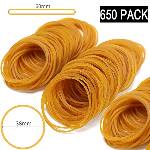 Amuu Rubber Bands Small 650 Pcs Size16 Rubber Bands 38Mm #16 Rubber Band For Office Supplies School Home Elastic Band #TOP1