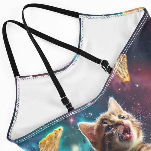 Black Cat Autumn Little Girl Swimsuit Quick Dry Crossback One Piece Bathing Suit for Girls4