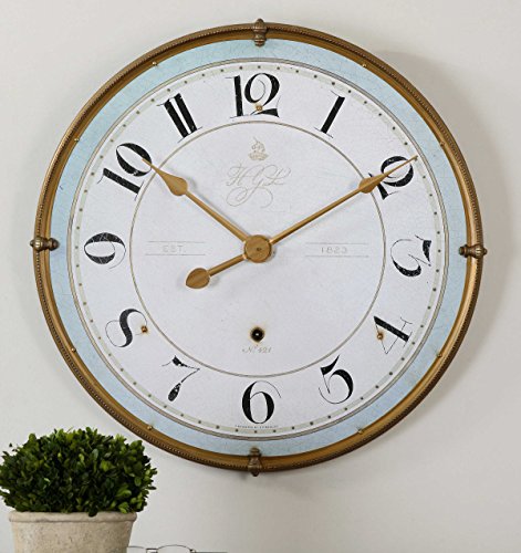 Reloj de pared analógico Vhomes Lights 31.5 pulgadas redondo miniatura 2