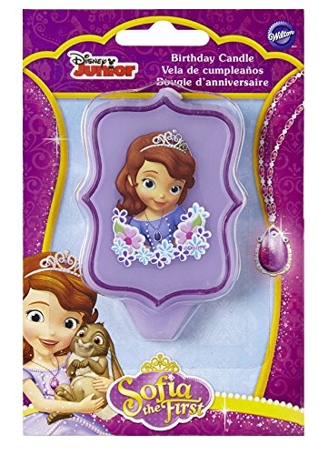Bougie d'anniversaire Sofia Wilton gateau theme princesse disney