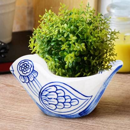 SilverBoons White Handmade Bird Shape Ceramic Planter|Bird Shaped Ceramic Planter with Drainage Hole | Bonsai Holder for Plants| Ceramic Pot Planters for Home and Office - 1 Piece (B09S81BCK9) Amazon Price History, Amazon Price Tracker