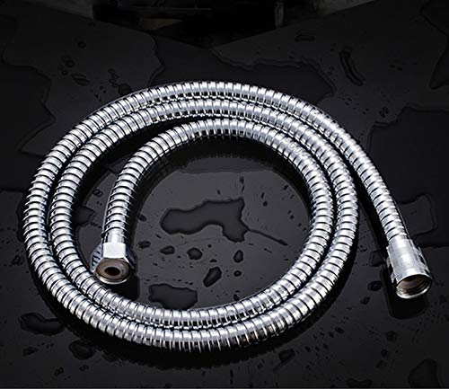 Tuyau de douche en acier inoxydable de 200cm de haute résistance couleur argent