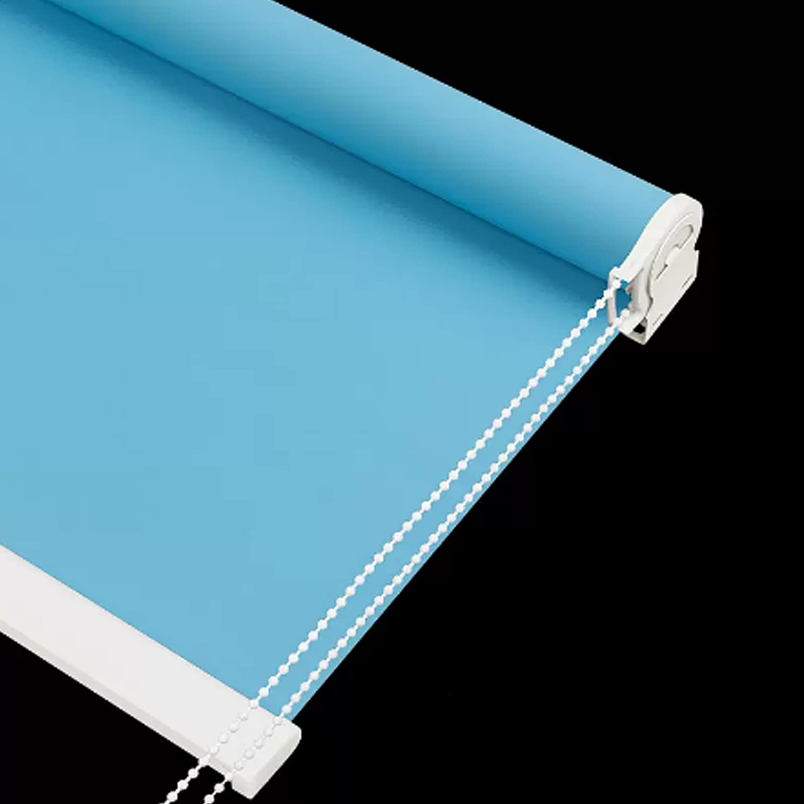Store enrouleur occultant thermique imperméable pour bureau et salle de bain - Plusieurs couleurs - Bleu - 135 x 200 cm