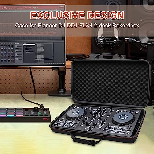 Ltgem Eva Hard Case For Compatible With Pioneer Dj Controller Ddj Flx4 Rekordbox 400 With Room For Cables, Adapters For Dj Controllers And Mixer Accessories #TOP6