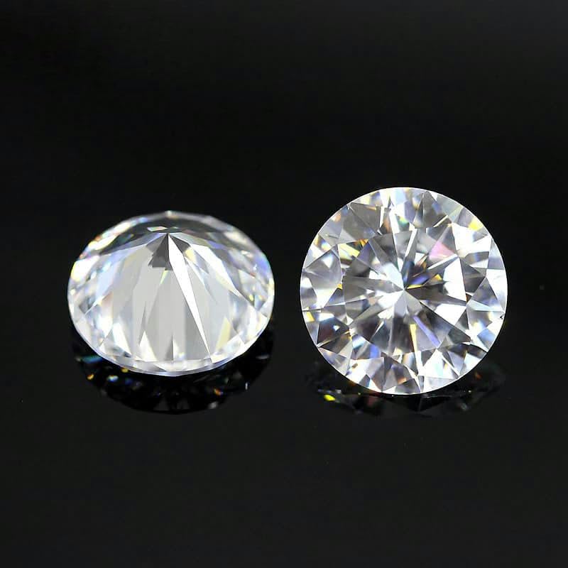 Gemas de circonita de tamaño pequeño 5A, 0,6 a 2,4 mm, 10 a 10 000 unidades, piedras de circonita cúbica blanca redondas, piedras sueltas de corte brillante, 10 000 unidades, 1,8 mm