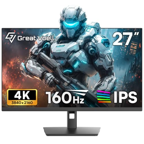 Great voell 27 Zoll 4K Gaming Monitor, 160Hz, IPS, UHD 3840x 2160p – Ansicht 1