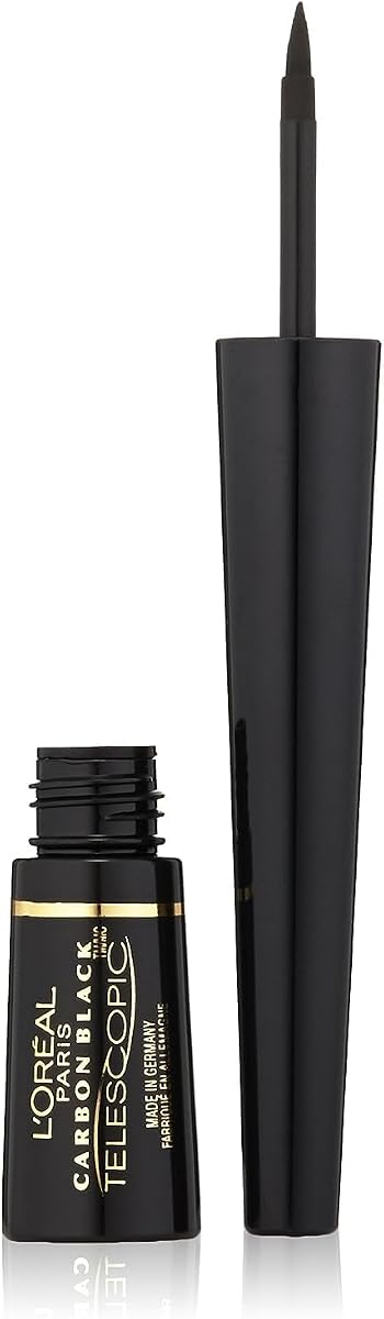 Telescopic Precision Liquid Eyeliner, Carbon Black, 0.08 Oz
