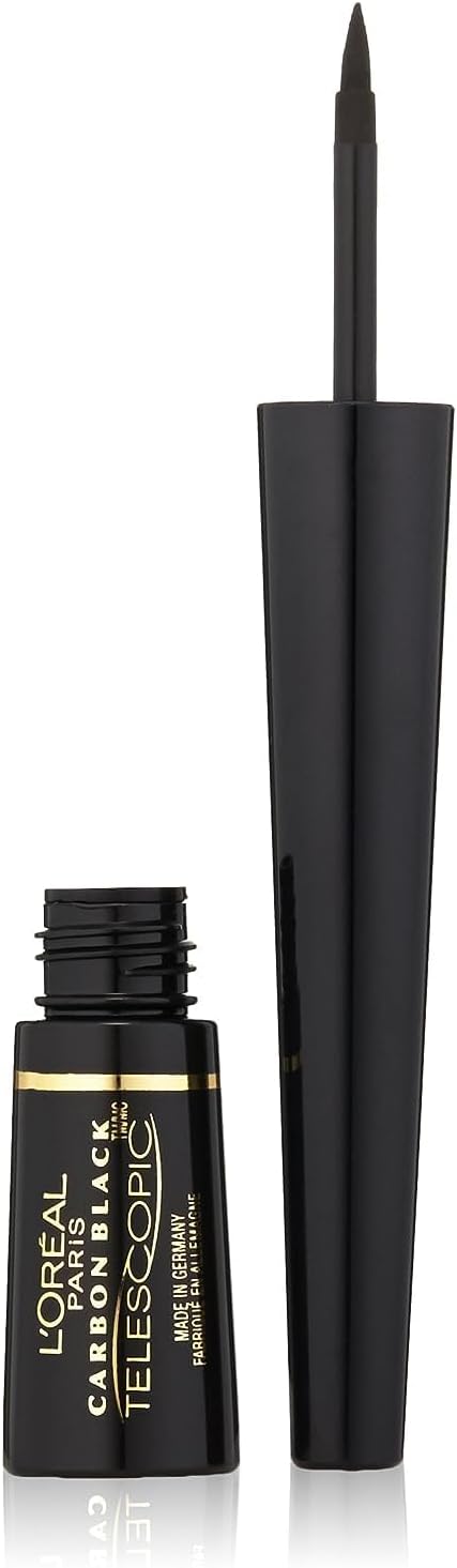 Telescopic Precision Liquid Eyeliner, Carbon Black, 0.08 Oz
