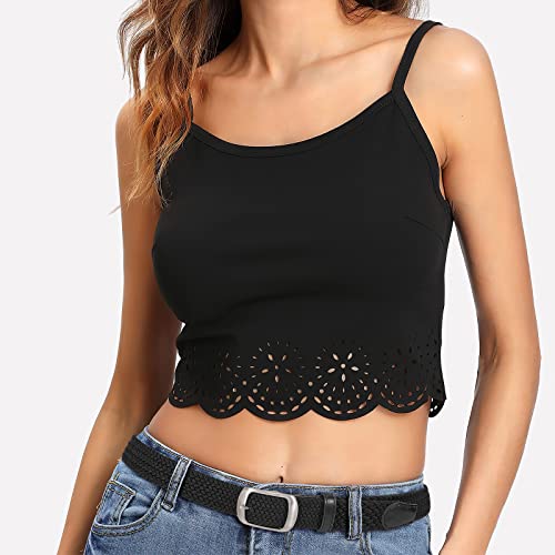 Xzqtive Braided Belt Stretch Belt For Men And Women Multicolored Woven Golf Belt Elastic Canvas Belt(Black,Large/33-37" Waist) #TOP4