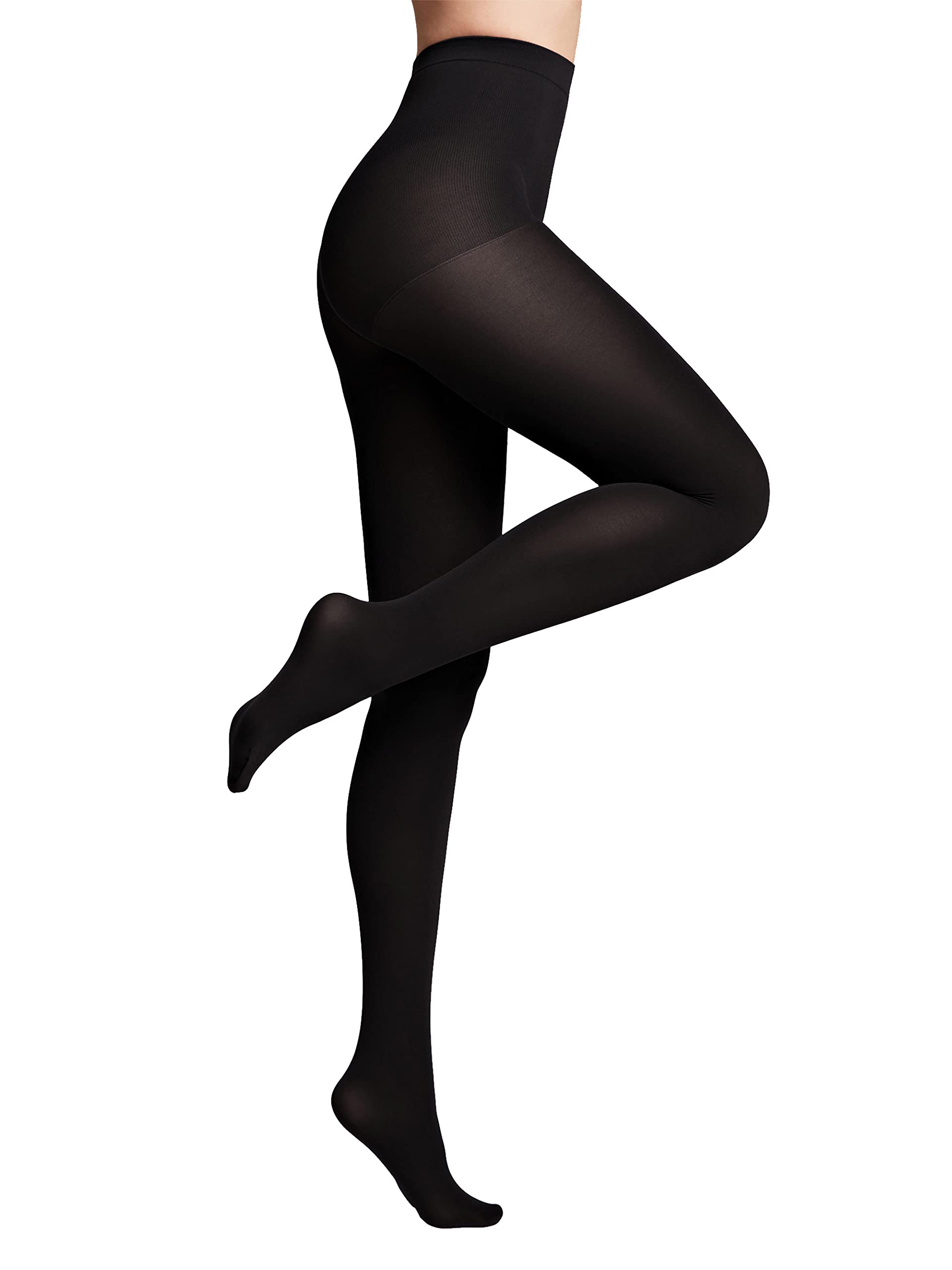 Conte Support & Compression Opaque Tights Velour Active 100 Den, Black (Nero), X-Large