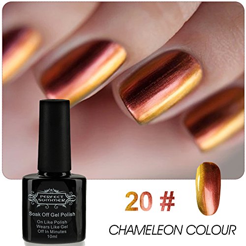 Perfect Summer Chameleon Colour Gel Nail Polish Soak Off UV LED Glitter Nail Lacquers Shiny Decoration #20 Perfect Summer Chameleon Colour Gel Nail Polish Soak Off UV LED Glitter Nail Lacquers Shiny Decoration #20