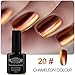 Perfect Summer 10ml Artistic Nails Lacquers Chameleon Colour Changing UV LED Glitter Gel Nail Polish Soak Off Shiny Decoration #20