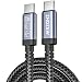 Produktbild 240W USB anf USB C Kable 0.5M,USB 3.2 Gen 2 Kable 20Gbps Datenübertragung,4K@60Hz Videoübertragung Kabel für USB C External SSD,iPhone 15,MacBook Pro, iPad Pro/Air 5/Mini 6, Galaxy S23 Ultra Tab S8