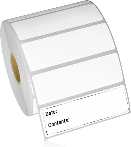 OfficeSmartLabels - Etiquetas térmicas directas de 3 x 1 pulgada - Compatible con impresoras de etiquetas de escritorio Zebra & Rollo y más - Núcleo