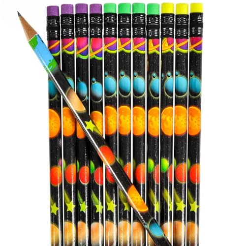 Lápices de colores Space diseño espacial 7.5 pulgadas miniatura 2