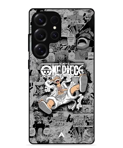 Image of Premium Anime 2 Case for Samsung S25 Ultra (Glossy Finish) Soft-Touch Metal TPU Back Cover, Shockproof, Designer, Aesthetic Mobile Phone Case