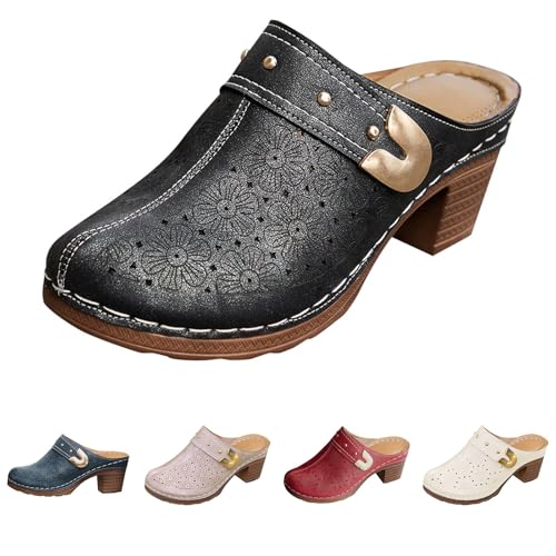 Generico Sabot Donna con Zeppa Eleganti Zoccoli Donna con Tacco