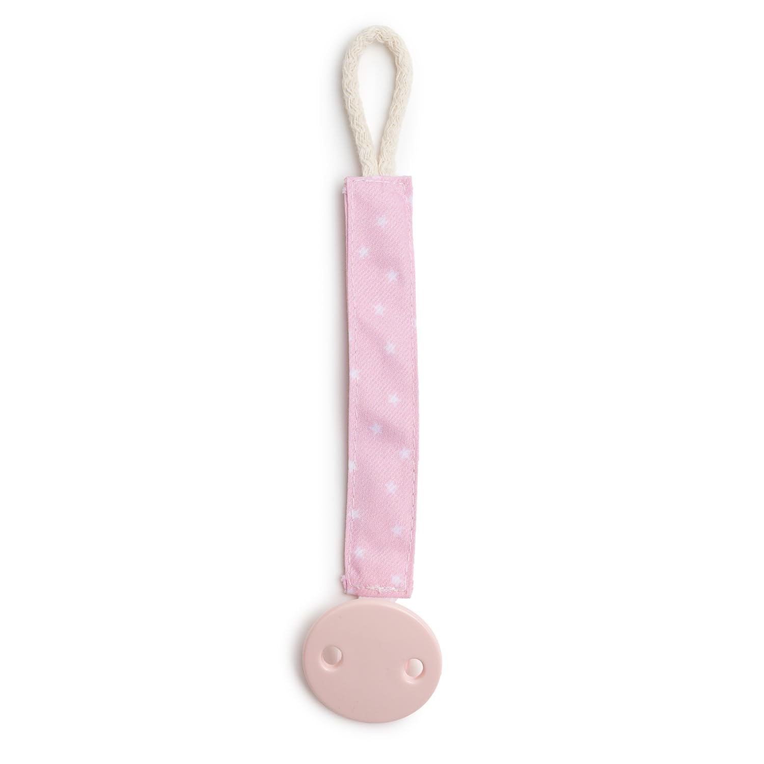 Canastilla Bebe Recien Nacido | Incluye Dos Chupetes + Chupetero y Babero Personalizados + Hechos a Mano en España (Rosa) | BebeDeParis