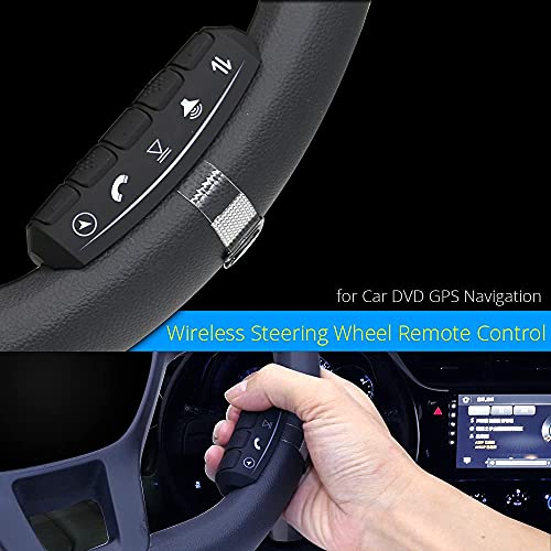 Image of Car Steering Wheel Control DVD Button Universal Wireless Android GPS Navigation Car Steering Wheel Remote Control Buttons