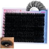 Lash Clusters Eyelash Extensions 280D Individual Eyelashes 14-25mm DIY Lashes Extension Mega Volume False Eyelashes by BEFACL(Dramatic)