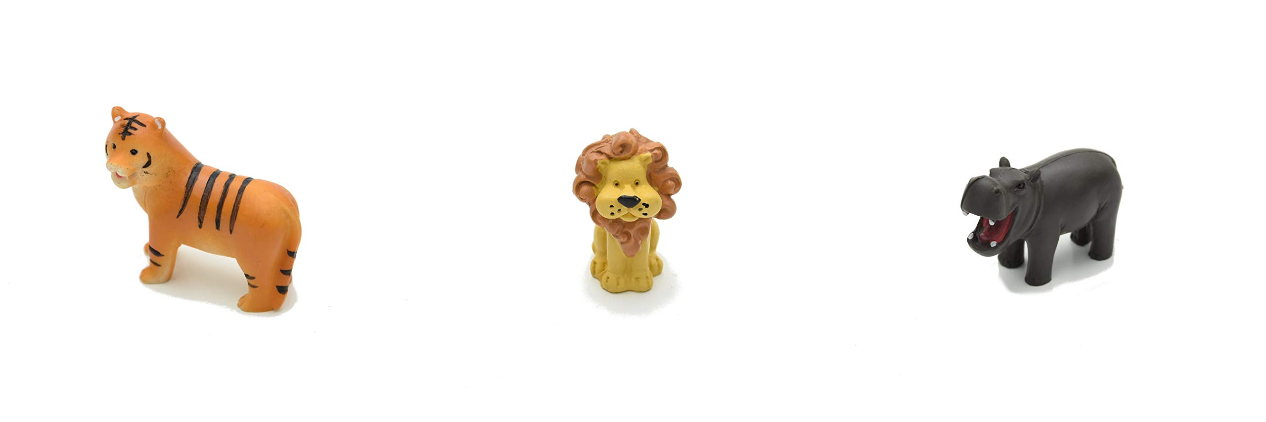 Miniatures Hippopotamus | Tiger | Lion 1 Pc Each