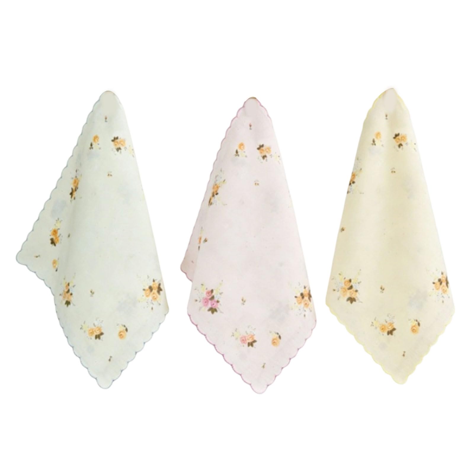 Kaeltsyn Women's Multicolor Thin Cotton Handkerchief For Multipurpose And Sturdy Suitable For Home And Offices Multipurpose Cotton Hand Towel