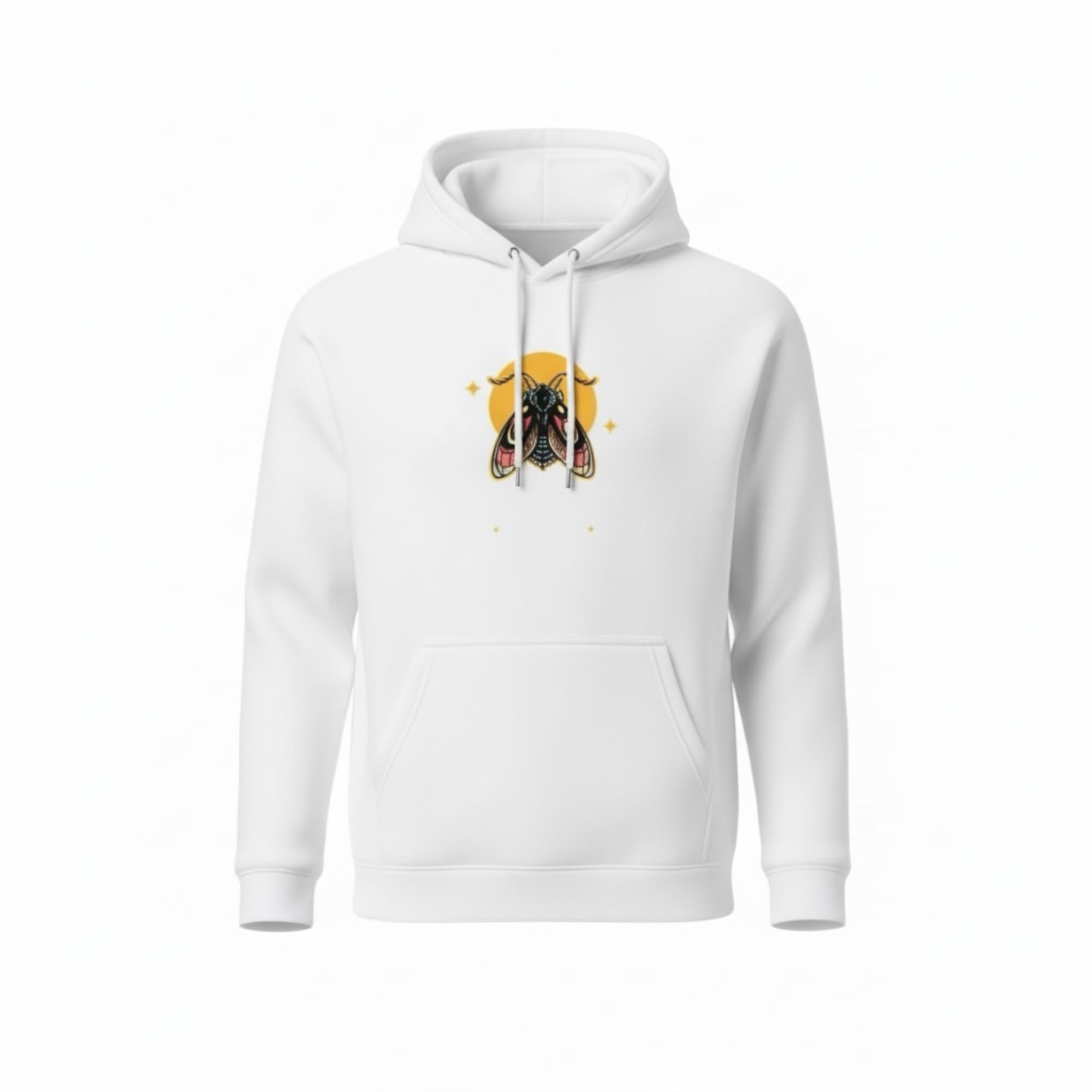 Sweat raglan écologique papillon pull coton bio recyclé confortable - 5