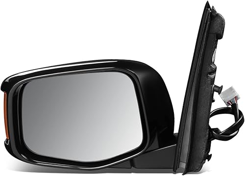 DNA Motoring OEM-MR-HO1320264 Espejo retrovisor con calefacción del lado izquierdo con memoria compatible con Odyssey 2011-2013