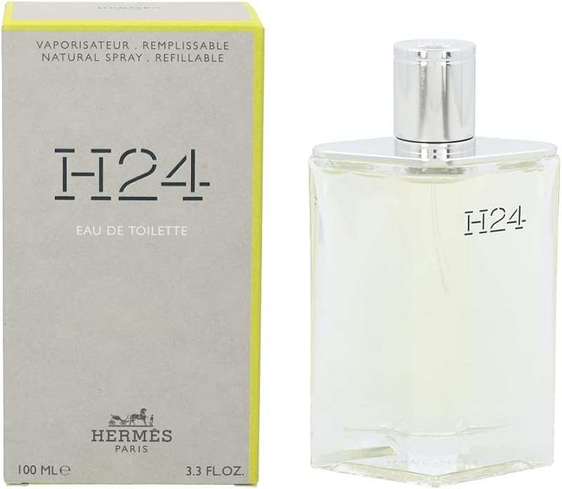 H24 by Hermes for Men 3.3 oz Eau de Toilette Refillable Spray