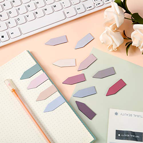 96 Pieces Arrow Shaped Magnetic Bookmark Colorful Magnet Page Markers Magnetic Page Clips For Students Teachers School Home Office Reading Supplies (Soft Color Set) #TOP3