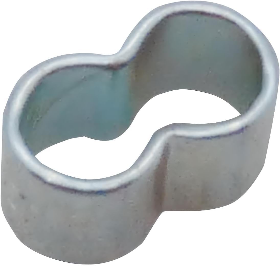 OCS Parts - Oetiker 108 Twin Clamps, Zinc-Plated Steel, 15 mm Size, Includes OCS Parts 2-Year Warranty (20-Pack)