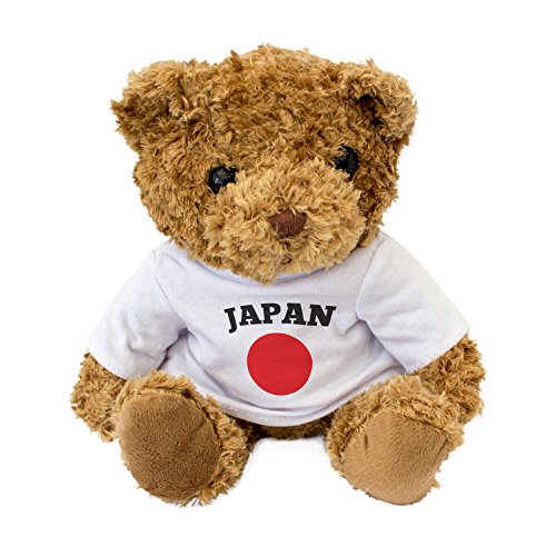 London Teddy Bears Oso de Peluche con la Bandera de Japón – Lindo y Suave – Regalo de Abanico japonés Nippon London Teddy Bears Oso de Peluche con la Bandera de Japón – Lindo y Suave – Regalo de Abanico japonés Nippon