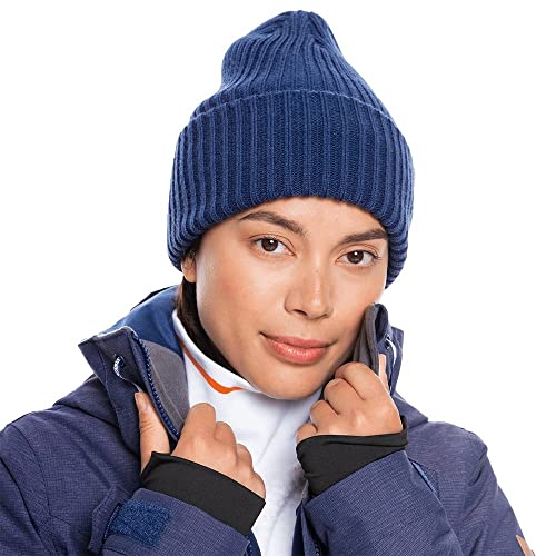 Roxy Dynabeat Beanie bonnet en maille de qualité supérieure coloris bleu