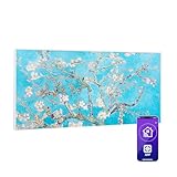 L'APPLICATION MOBILE VOUS PERMET DE LE CONTRÔLER A DISTANCE : L'application vous permet de régler la température de ce chauffage infrarouge mural avec votre téléphone via WiFI. Vous pouvez programmer un ou plusieurs radiateurs électriques muraux.