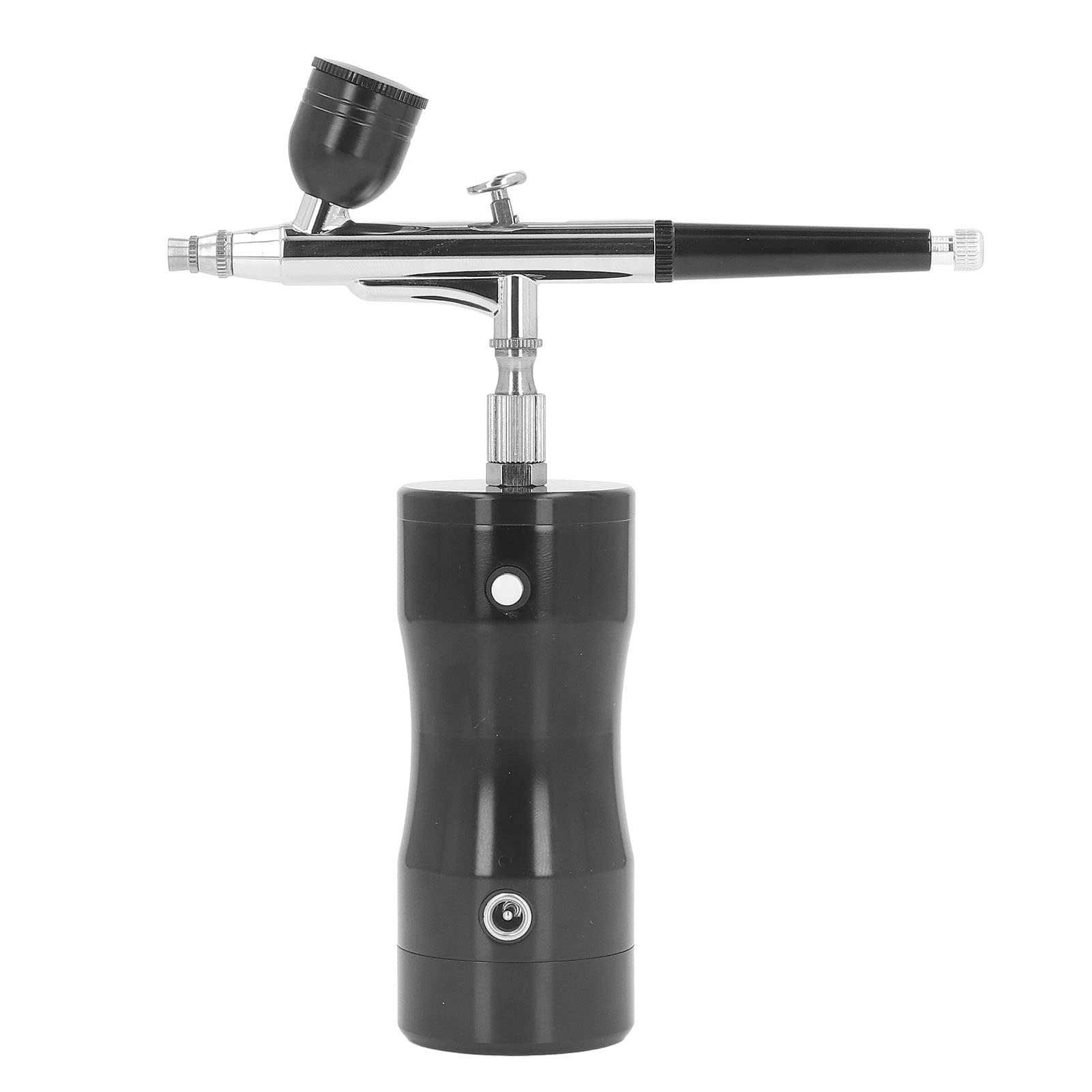 Kit de Aerógrafo, Cepillo de Aire de Pintura Recargable por USB de 27 PSI, Compresor de Aerógrafo Inalámbrico Portátil con 3 Vasos de Pintura para Maquillaje de Bricolaje