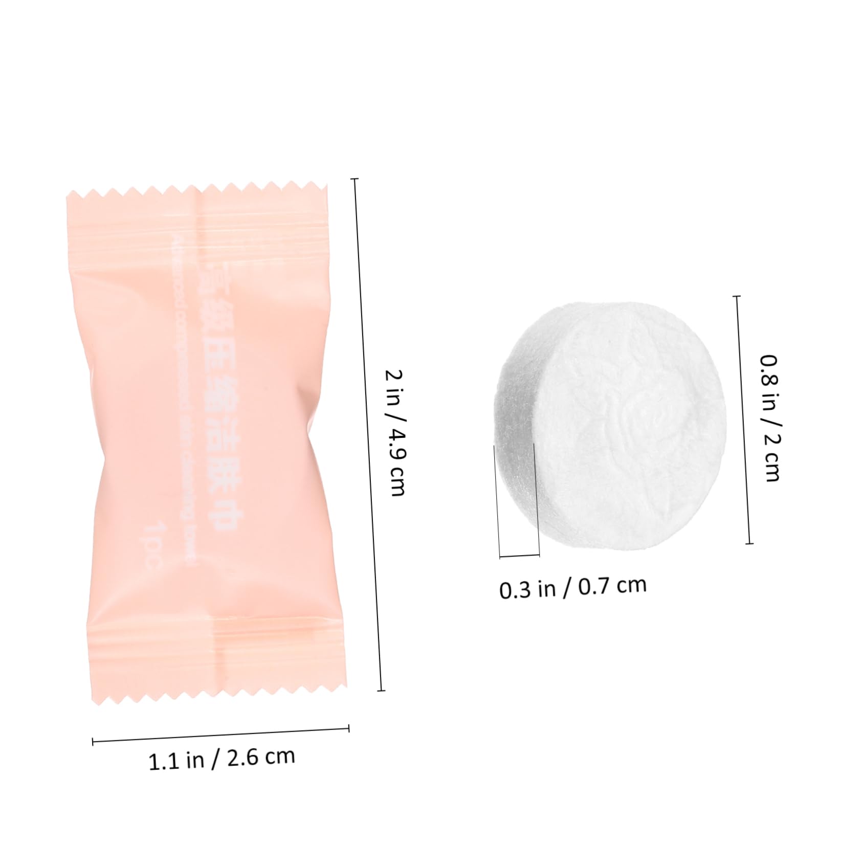 FRCOLOR 3 Set Di Asciugamani Per Il Viso Da Viaggio Salviette Detergenti Per Il Viso Portatili Mini Compresse Di Asciugamani 100 Pezzi * 3