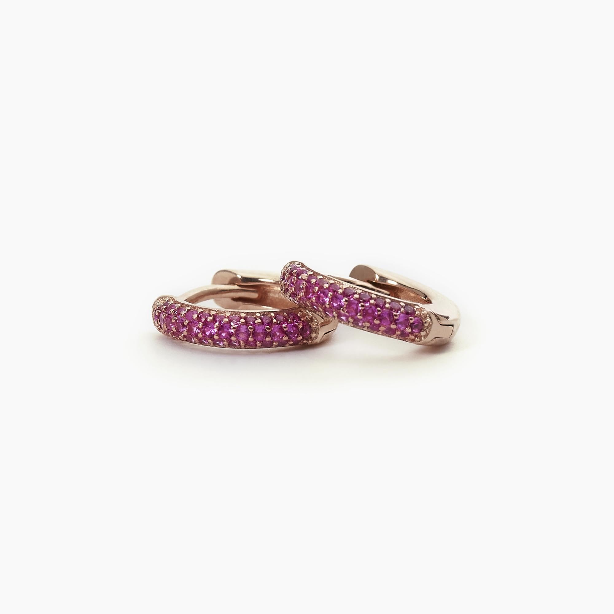 MABINA GIOIELLI - Orecchini in argento con rubini sintetici - 563519