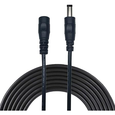 Amazon Co Jp Dc 8mm延長ケーブルは3mメートルの長さで Mc4 To 8mmアダプターと完全に互換性があります 組み込みスレッド 防水ipx4 黒い2 Diy 工具 ガーデン