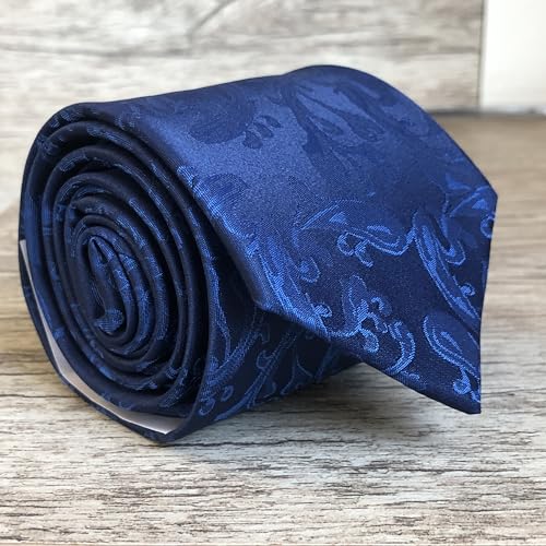 Gravata Azul Marinho Luxo Fatto A Mano Microseda Imperial