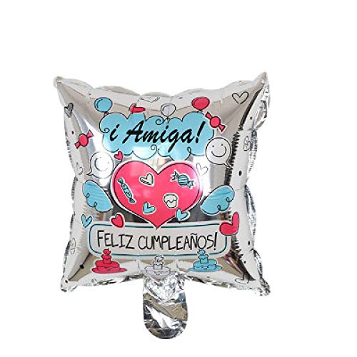 tytlsd Globos Navideños Español Happy Party Globos De Papel De Aluminio Cover