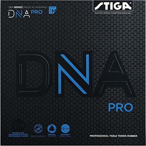 スティガ 卓球 ラバー DNA PRO S ディーエヌエー プロ M 裏ソフト テンション ブラック 特厚 1712020121